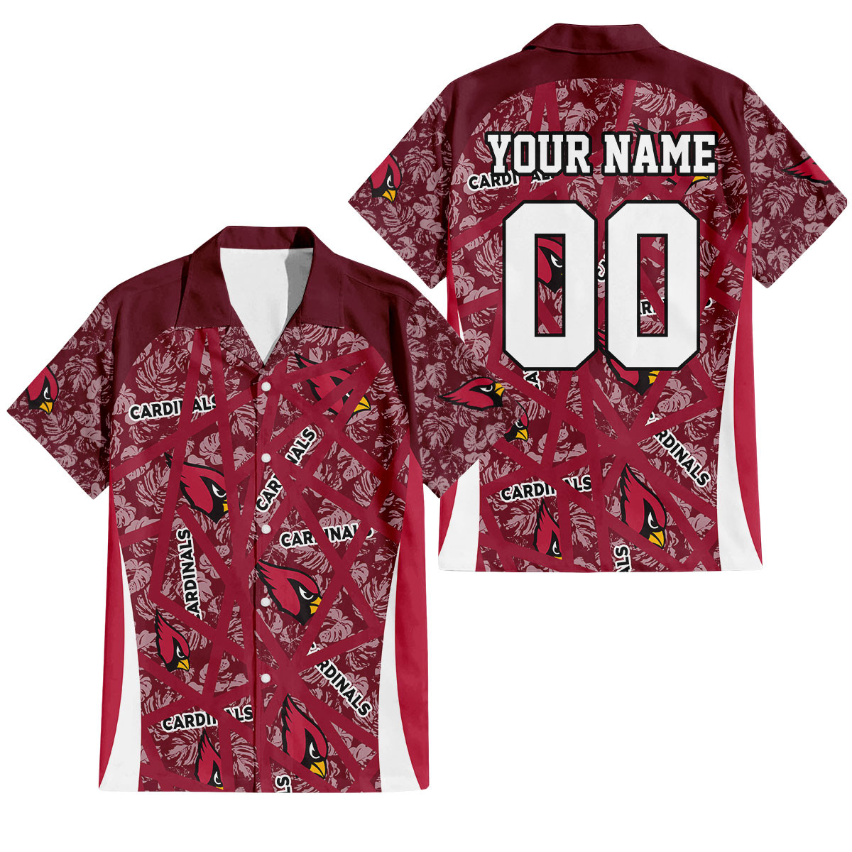 Arizona Cardinals Aloha Storm Hawaiian Shirt