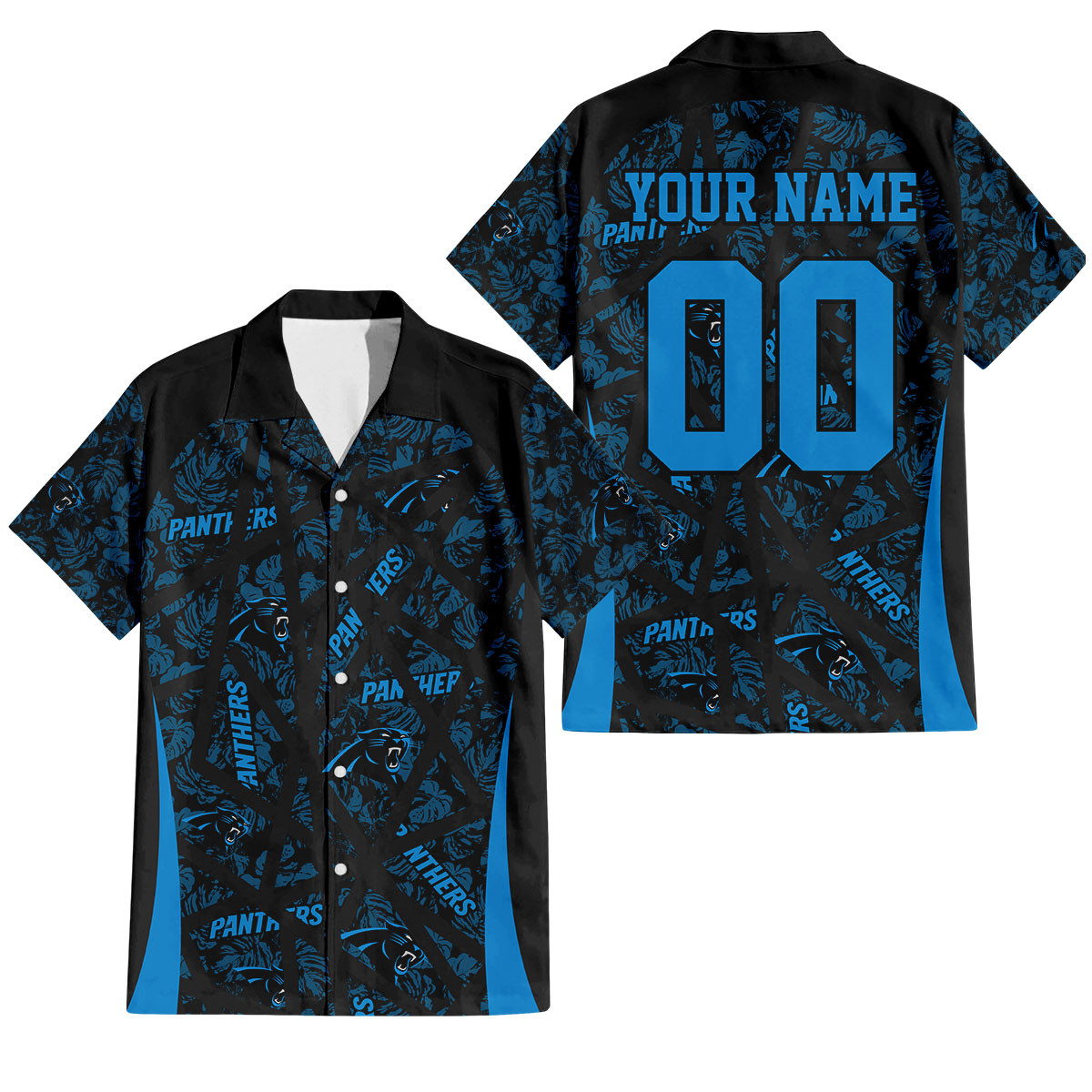 Carolina Panthers Aloha Storm Hawaiian Shirt