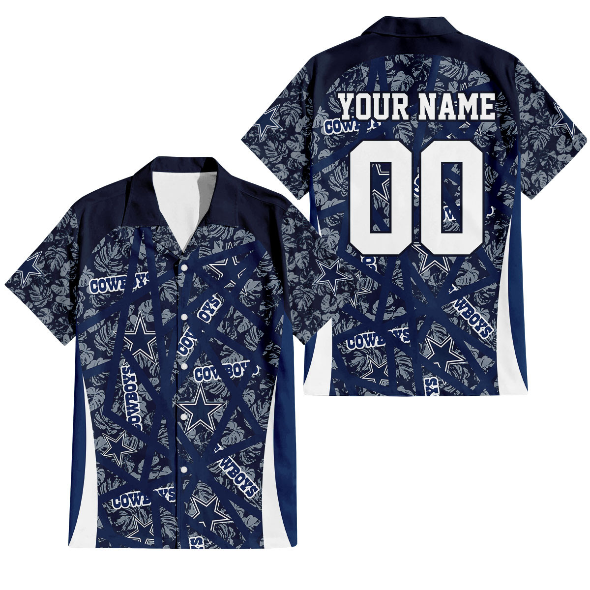 Dallas Cowboys Aloha Storm Hawaiian Shirt