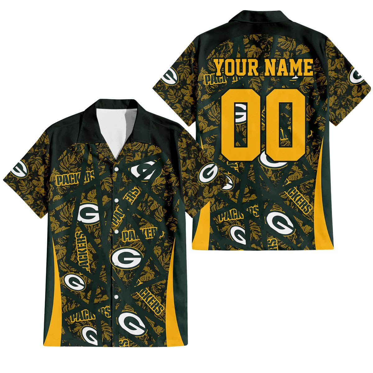 Green Bay Packers Aloha Storm Hawaiian Shirt
