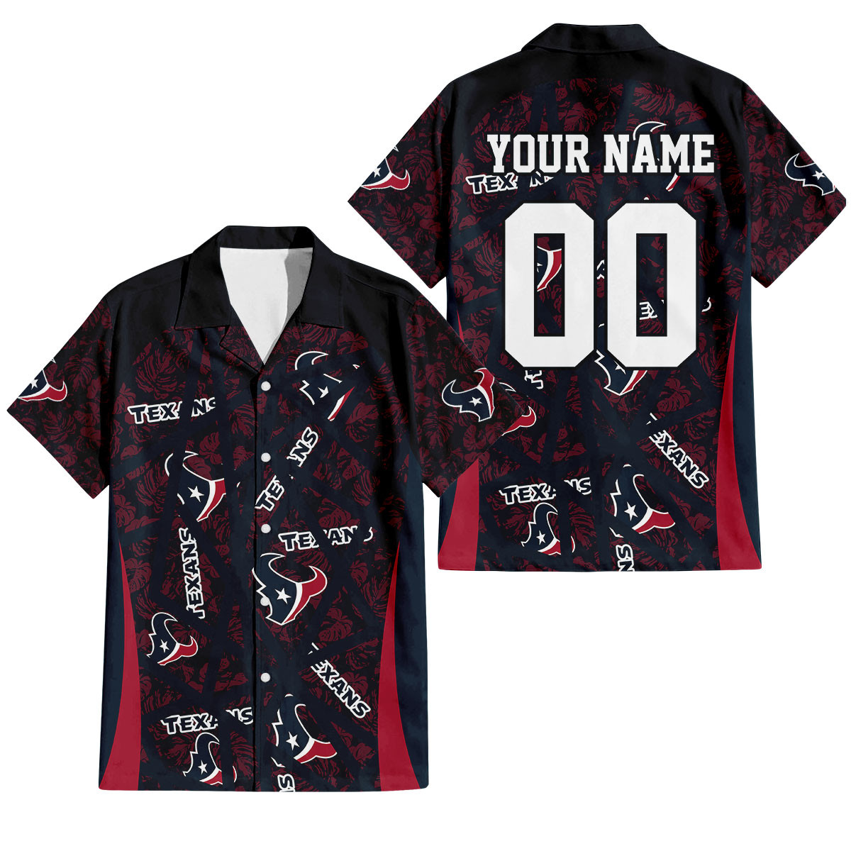 Houston Texans Aloha Storm Hawaiian Shirt