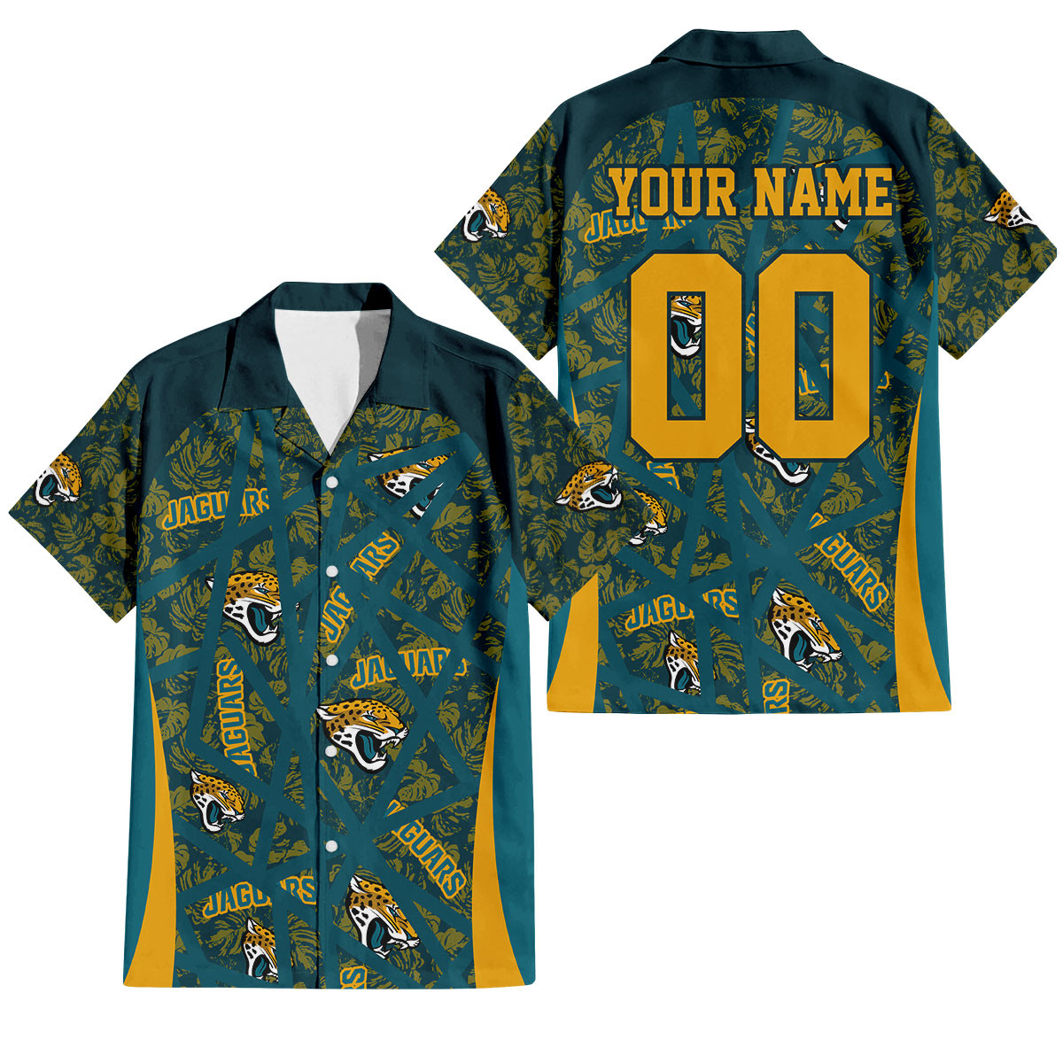 Jacksonville Jaguars Aloha Storm Hawaiian Shirt