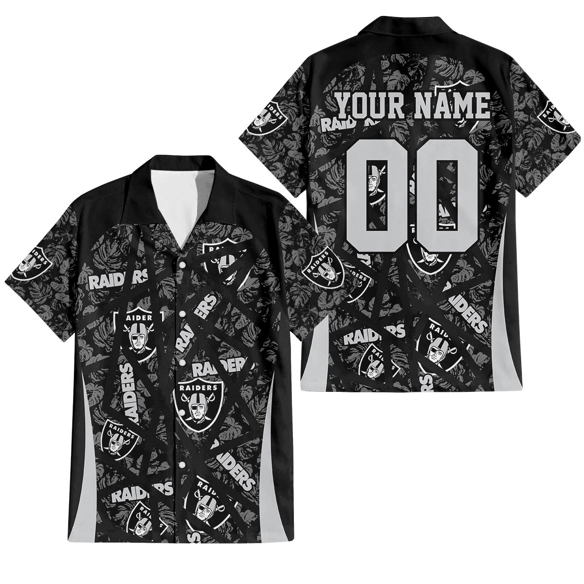 Las Vegas Raiders Aloha Storm Hawaiian Shirt