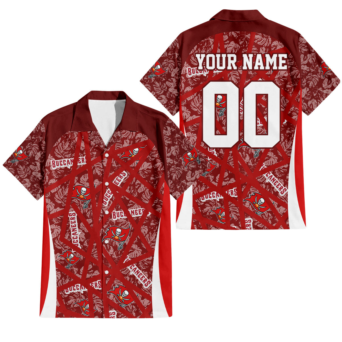 Tampa Bay Buccaneers Aloha Storm Hawaiian Shirt