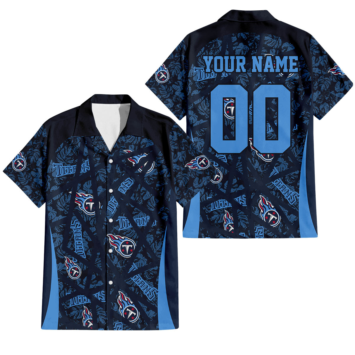 Tennessee Titans Aloha Storm Hawaiian Shirt