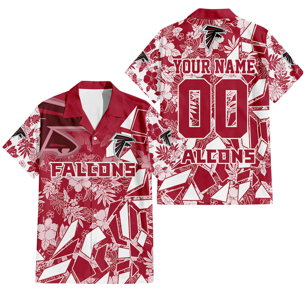 Atlanta Falcons Petal Rush Hawaiian Shirt