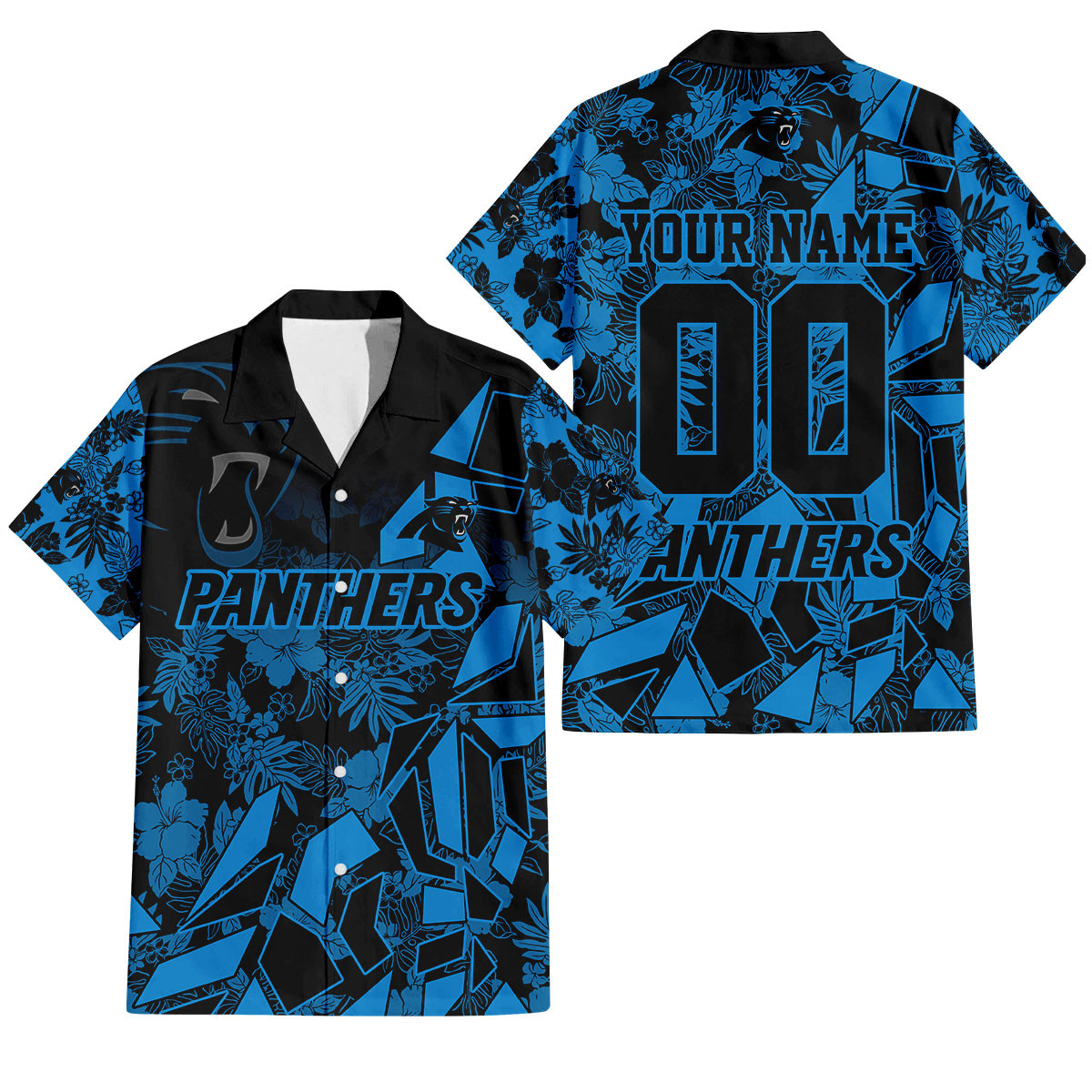 Carolina Panthers Petal Rush Hawaiian Shirt