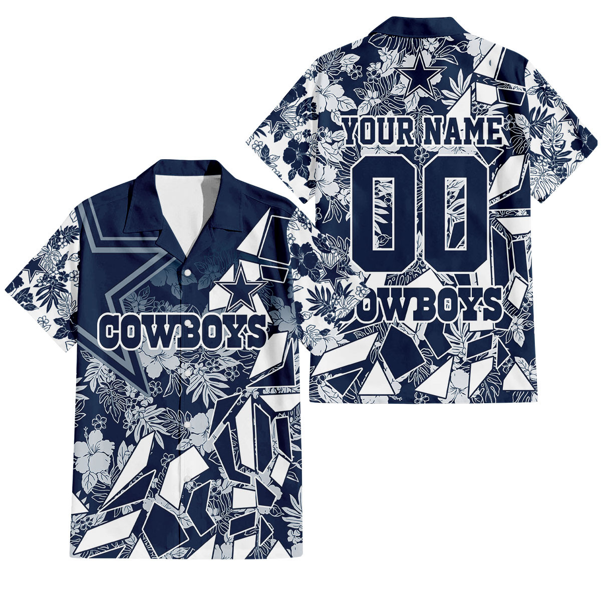Dallas Cowboys Petal Rush Hawaiian Shirt