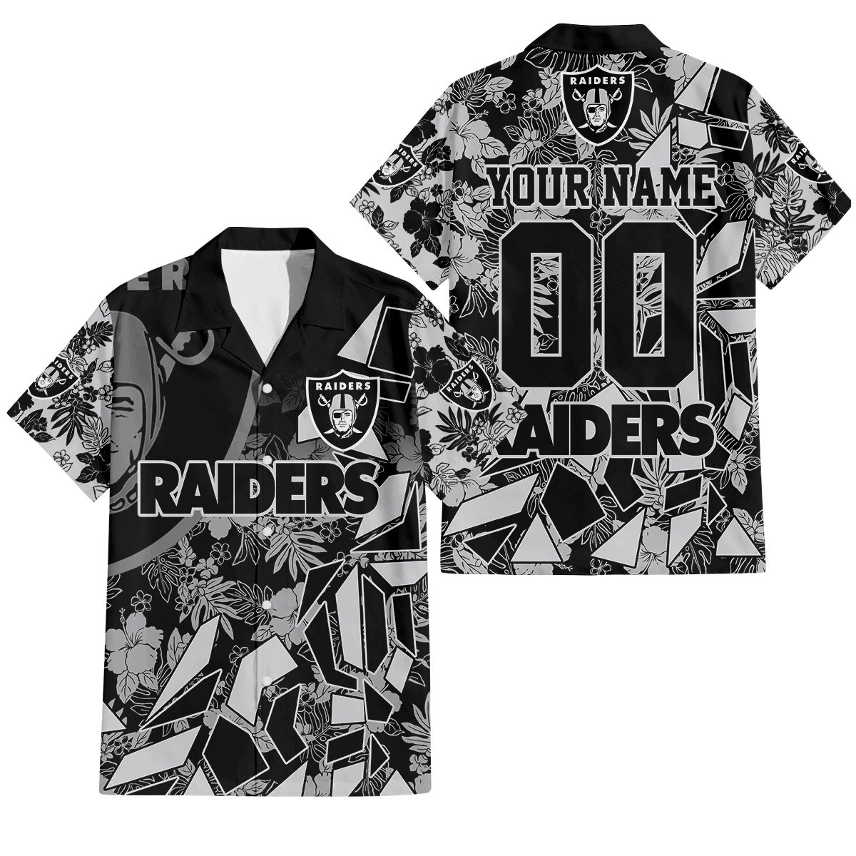 Las Vegas Raiders Petal Rush Hawaiian Shirt
