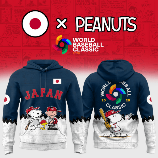 Japan - Baseball Hoodie Peanuts WBC 2026