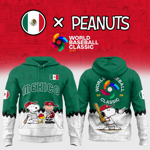 Mexico - Baseball Hoodie Peanuts WBC 2026