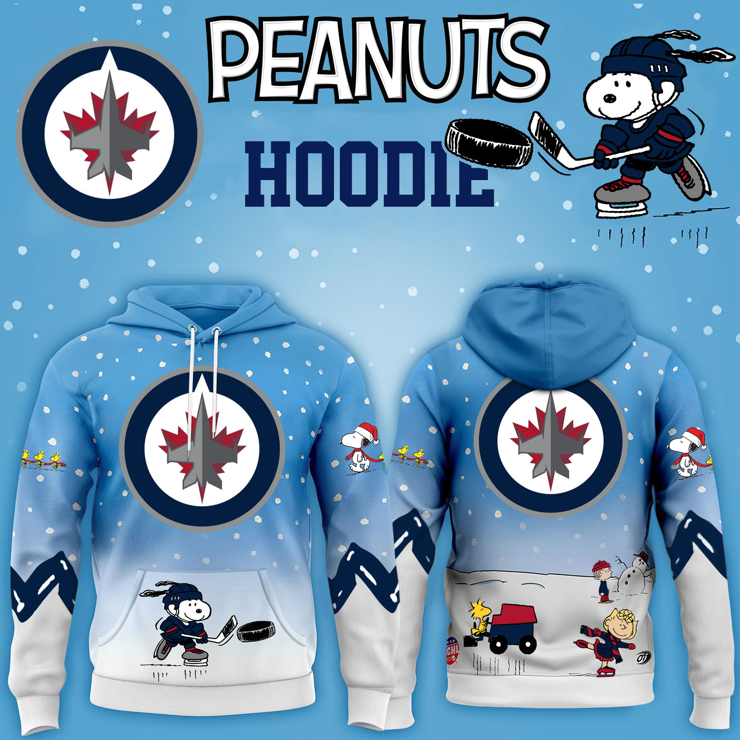 Winnipeg Jets Hockey Peanuts Hoodie 2026 Limited Edition