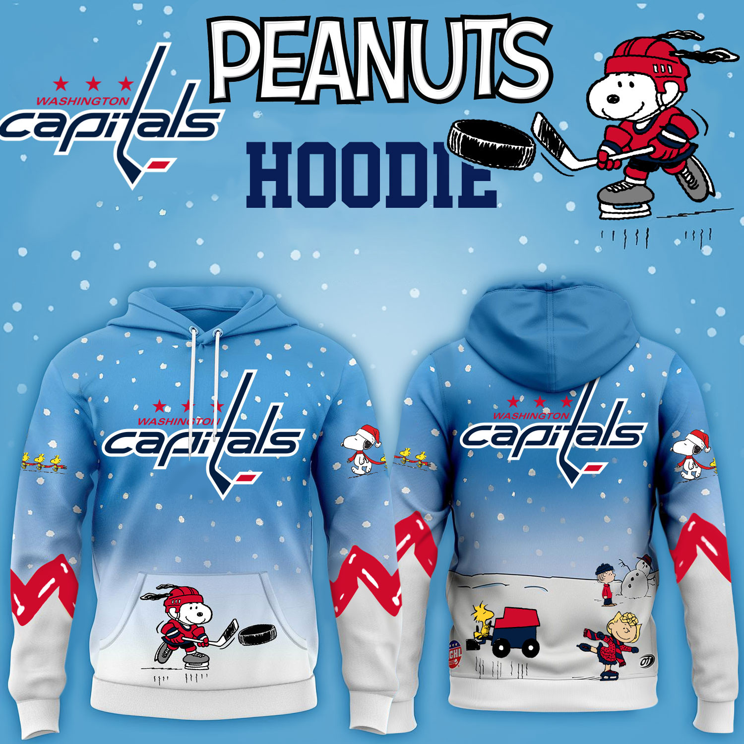 Washington Capitals Hockey Peanuts Hoodie 2026 Limited Edition