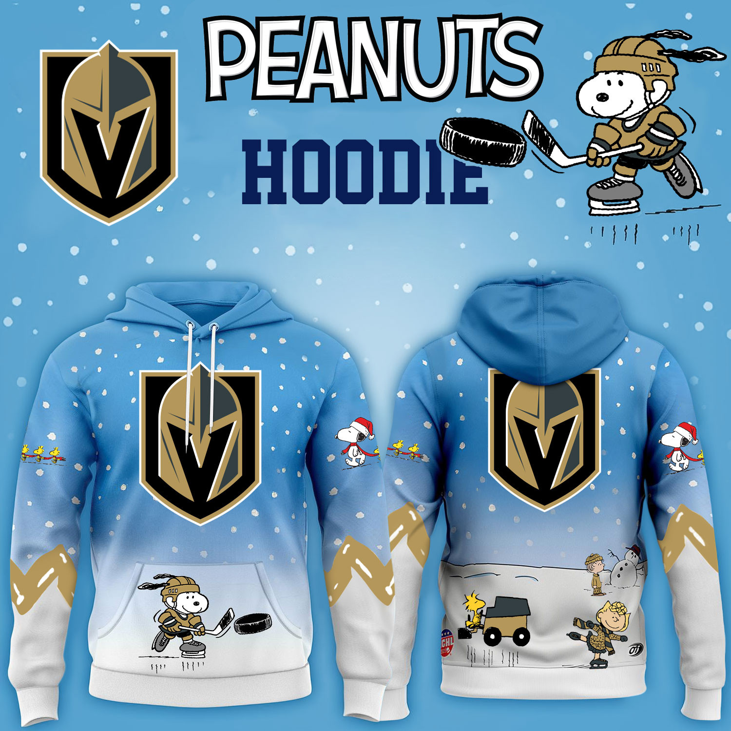 Vegas Golden Knights Hockey Peanuts Hoodie 2026 Limited Edition