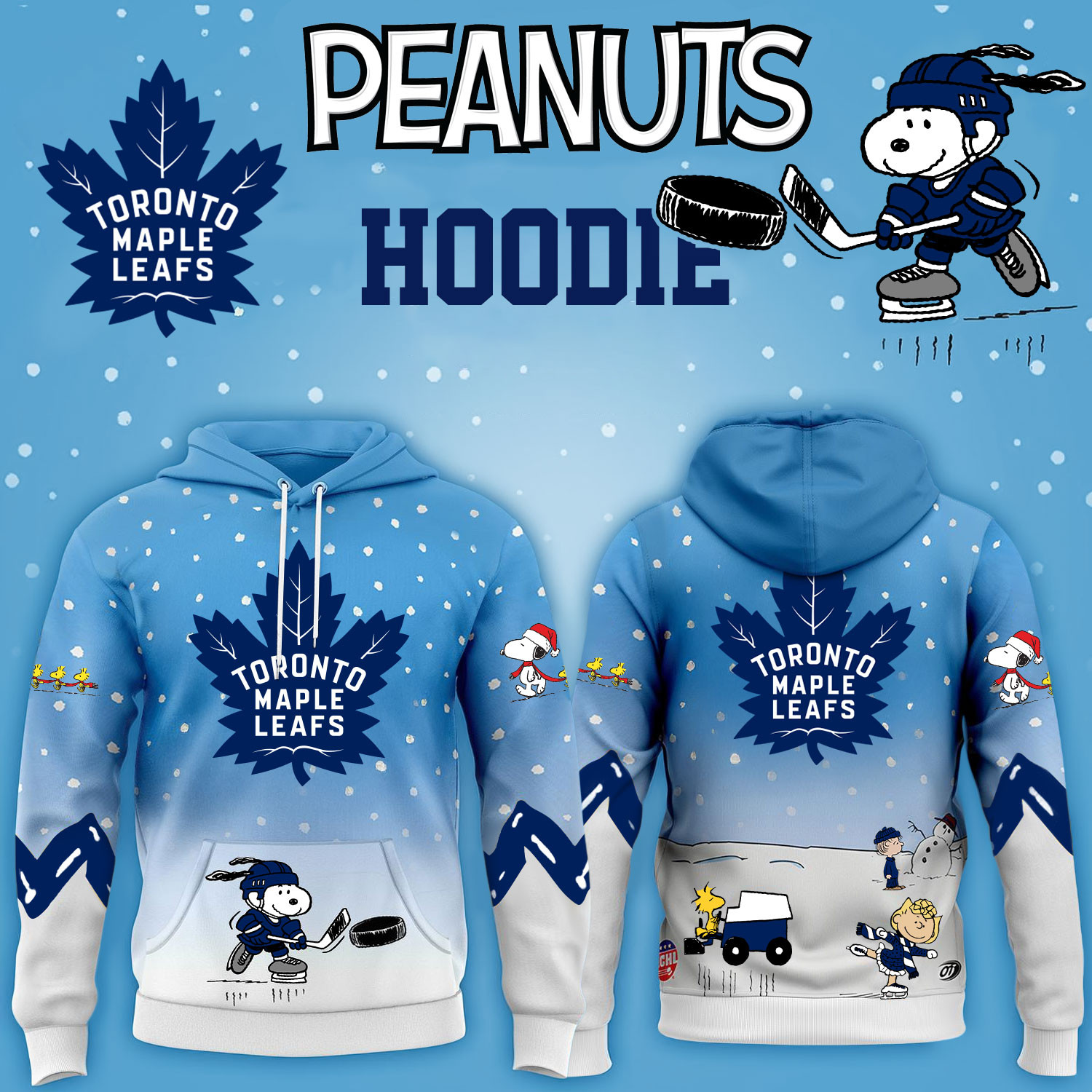Toronto Maple Leafs Hockey Peanuts Hoodie 2026 Limited Edition
