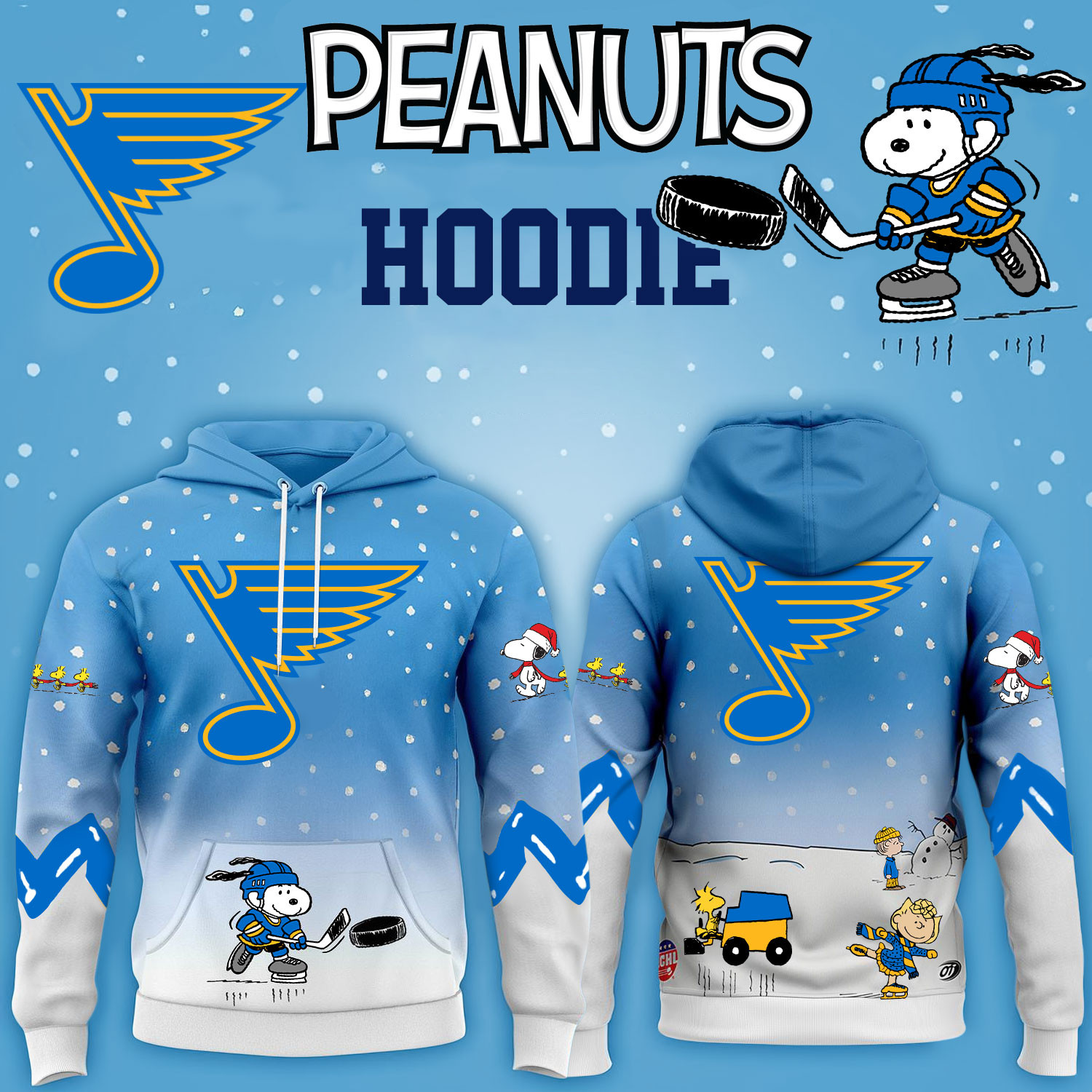 St. Louis Blues Hockey Peanuts Hoodie 2026 Limited Edition