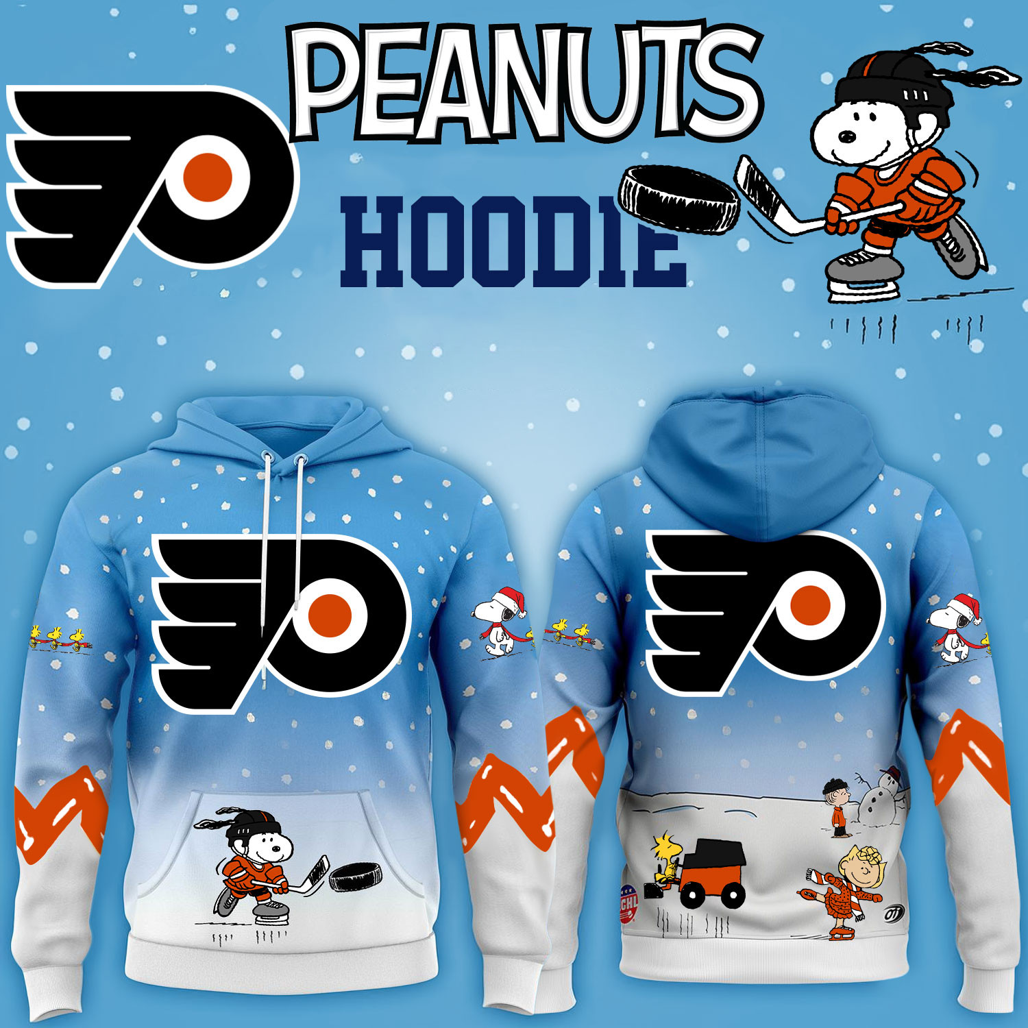Philadelphia Flyers Hockey Peanuts Hoodie 2026 Limited Edition