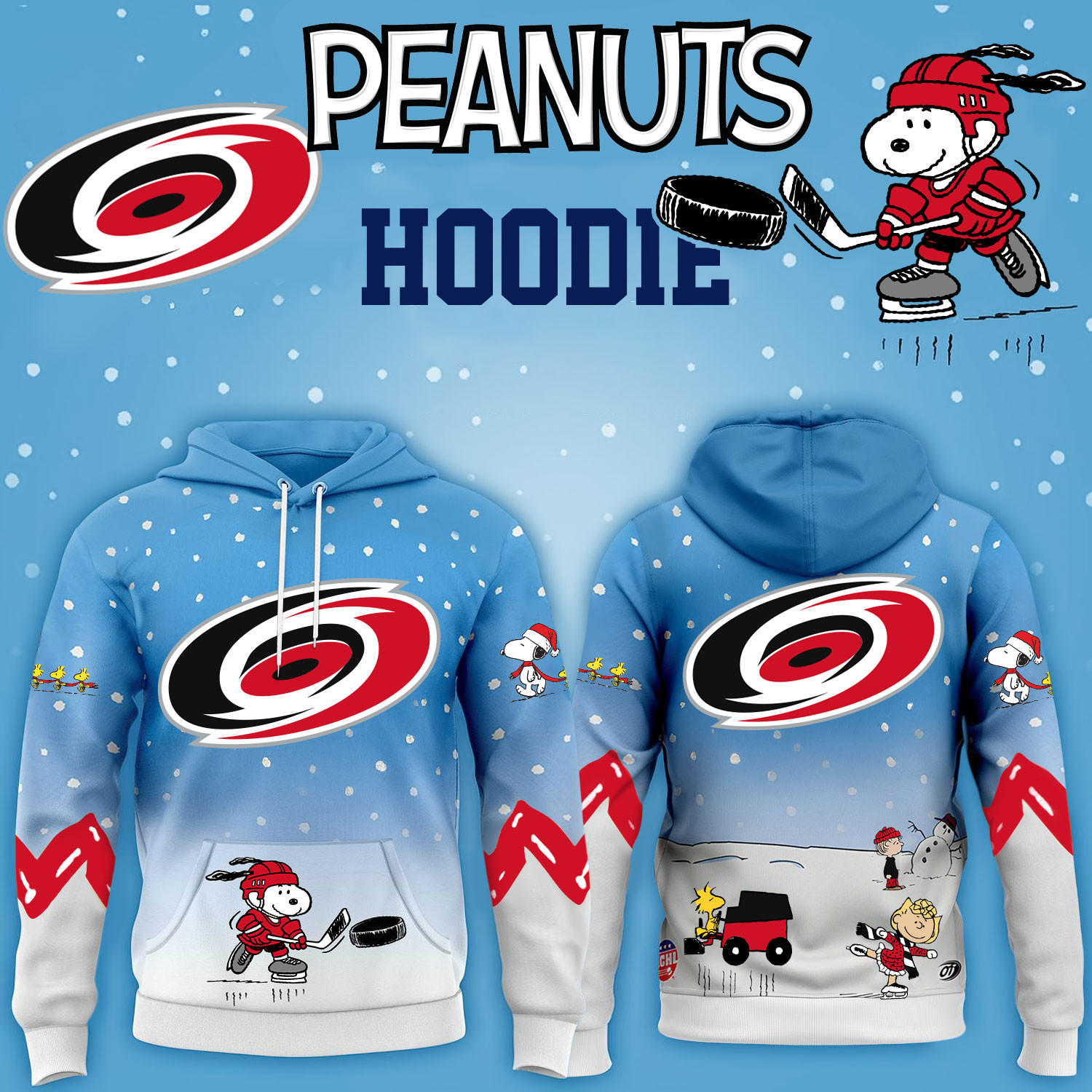 Carolina Hurricanes Hockey Peanuts Hoodie 2026 Limited Edition