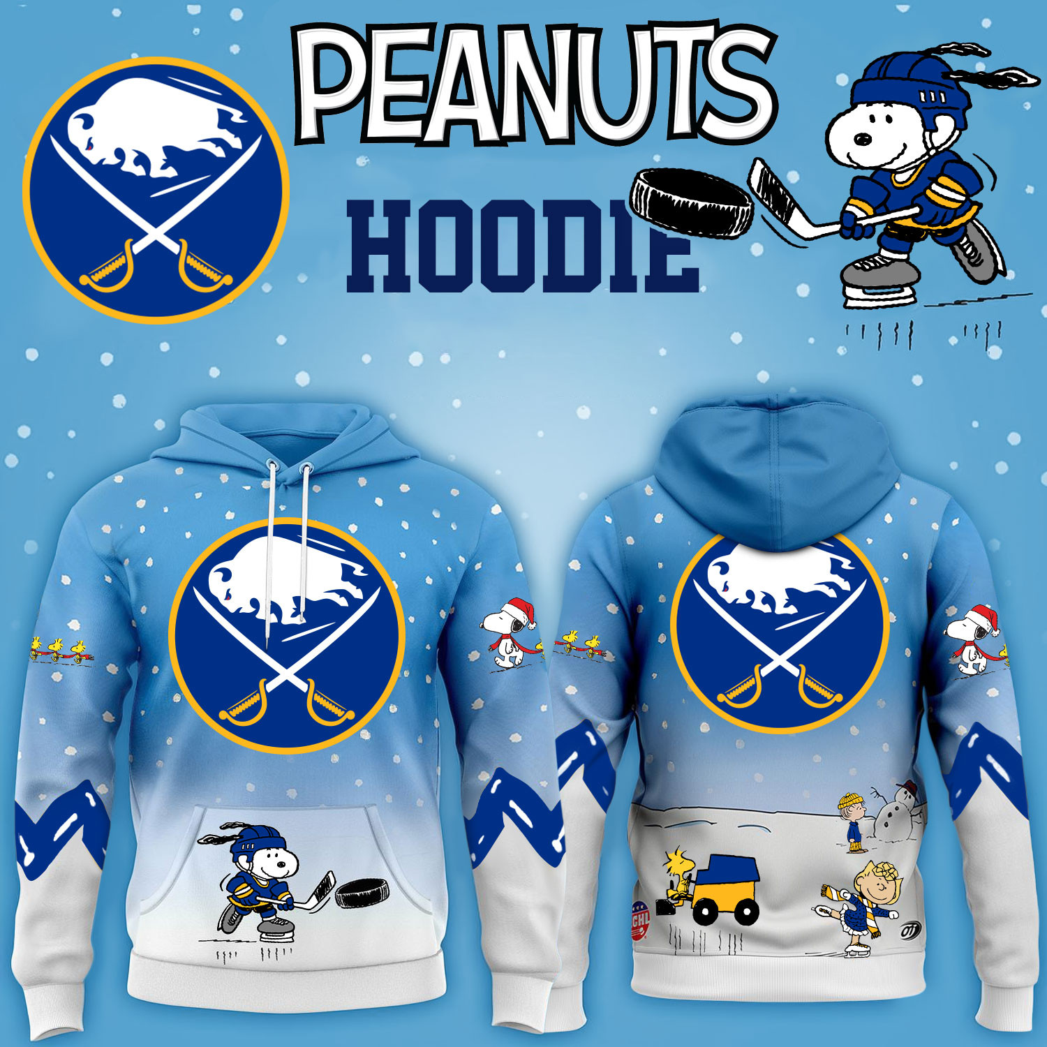 Buffalo Sabres Hockey Peanuts Hoodie 2026 Limited Edition
