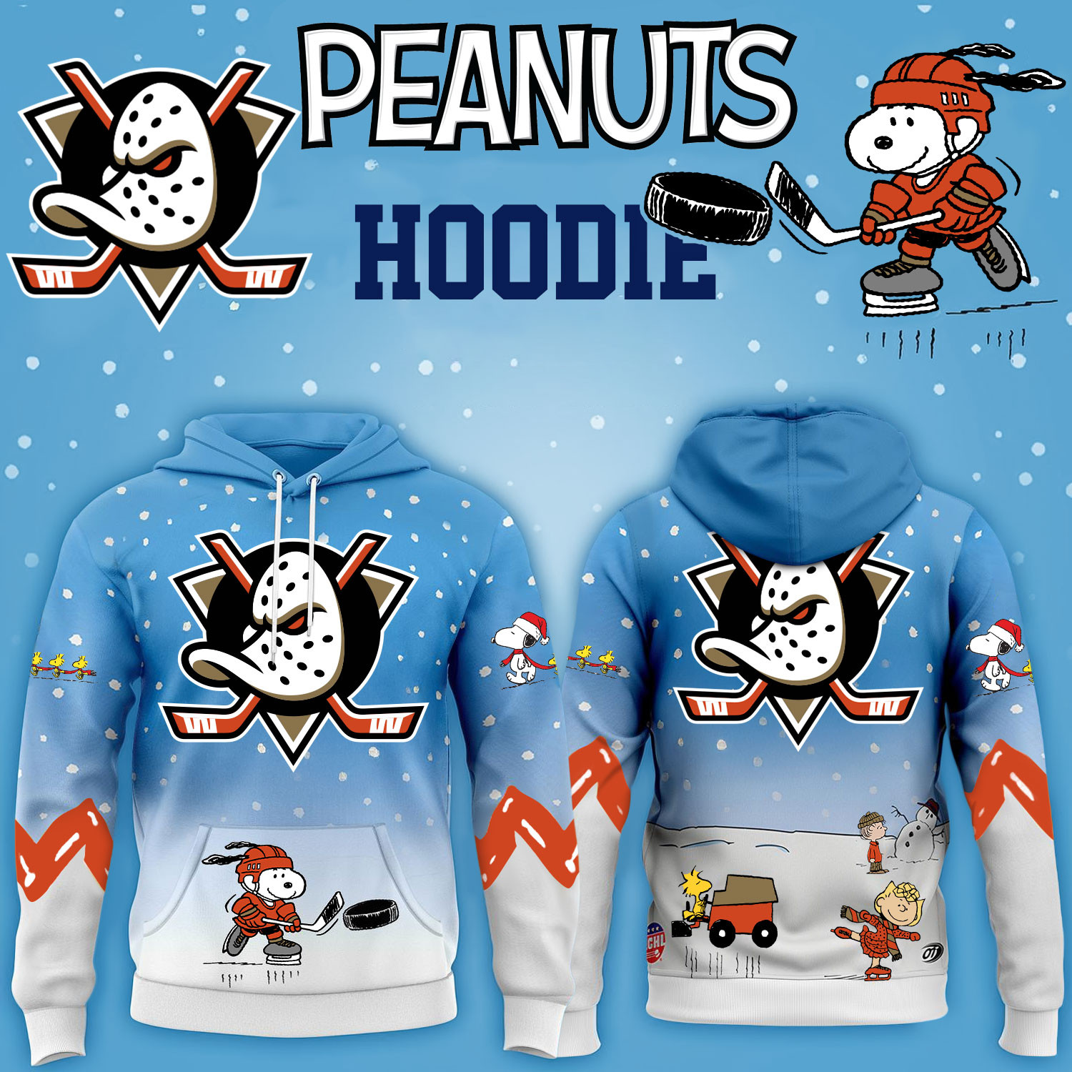 Anaheim Ducks Hockey Peanuts Hoodie 2026 Limited Edition