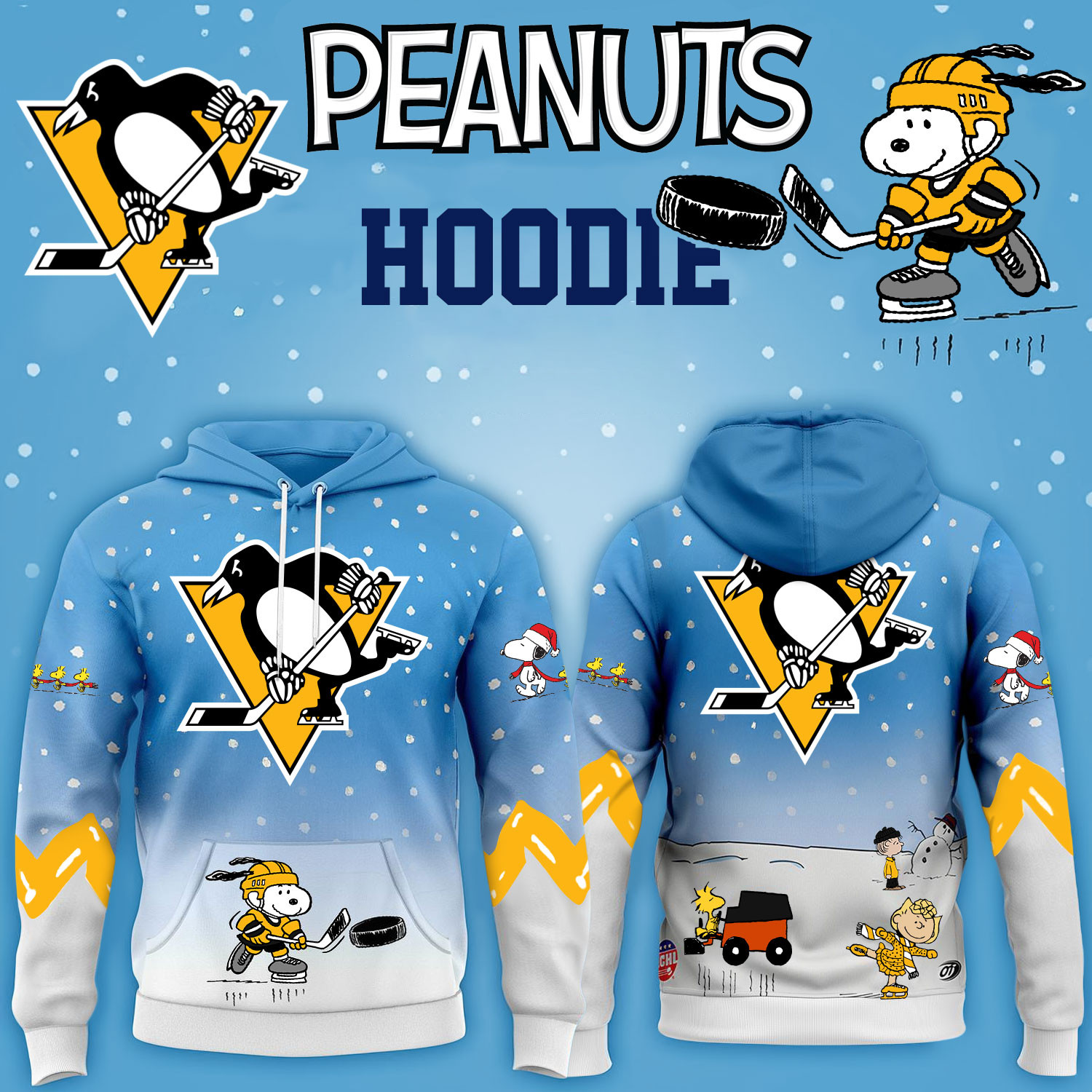 Pittsburgh Penguins Hockey Peanuts Hoodie 2026 Limited Edition