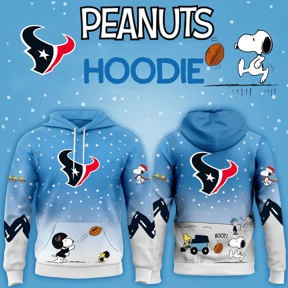 Houston Texans Football Peanuts Hoodie 2026