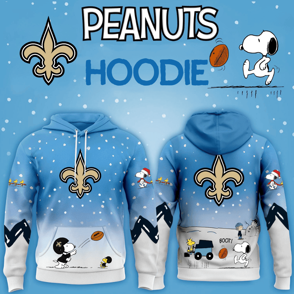 New Orleans Saints Football Peanuts Hoodie 2026