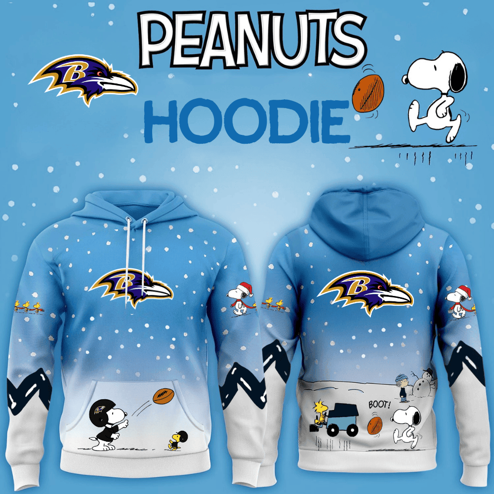 Baltimore Ravens Football Peanuts Hoodie 2026