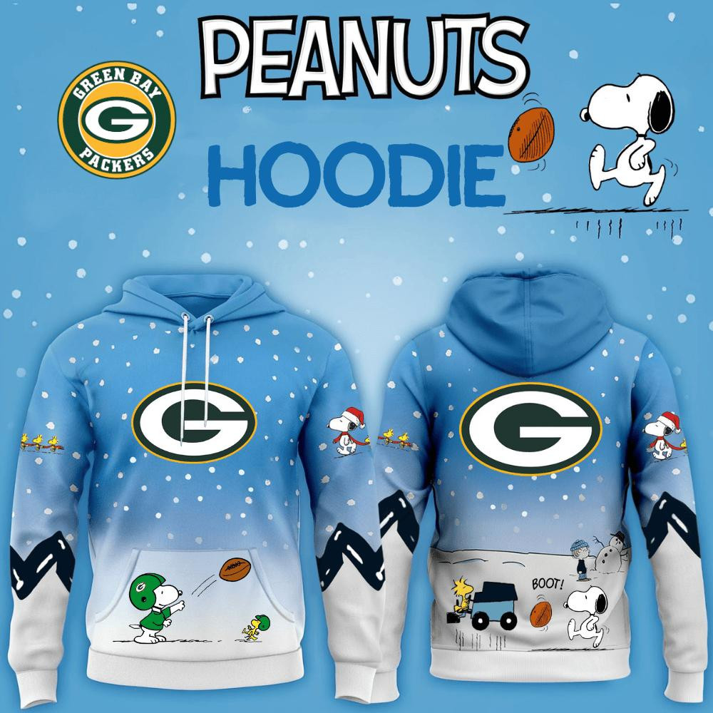 Green Bay Packers Football Peanuts Hoodie 2026
