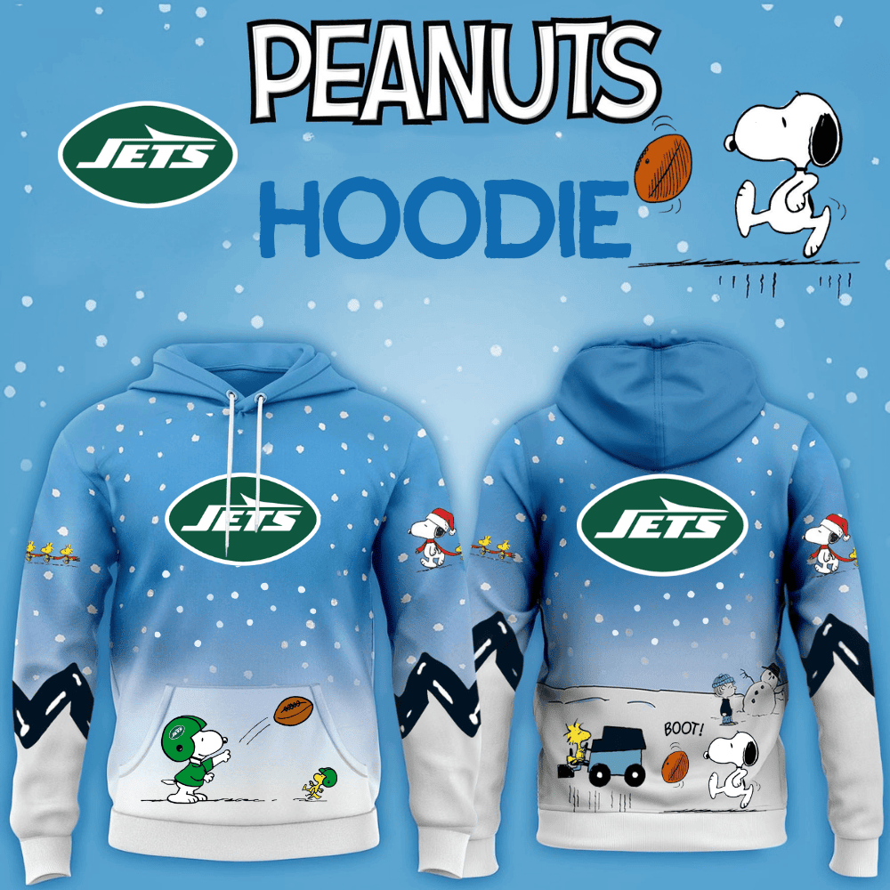 New York Jets Football Peanuts Hoodie 2026