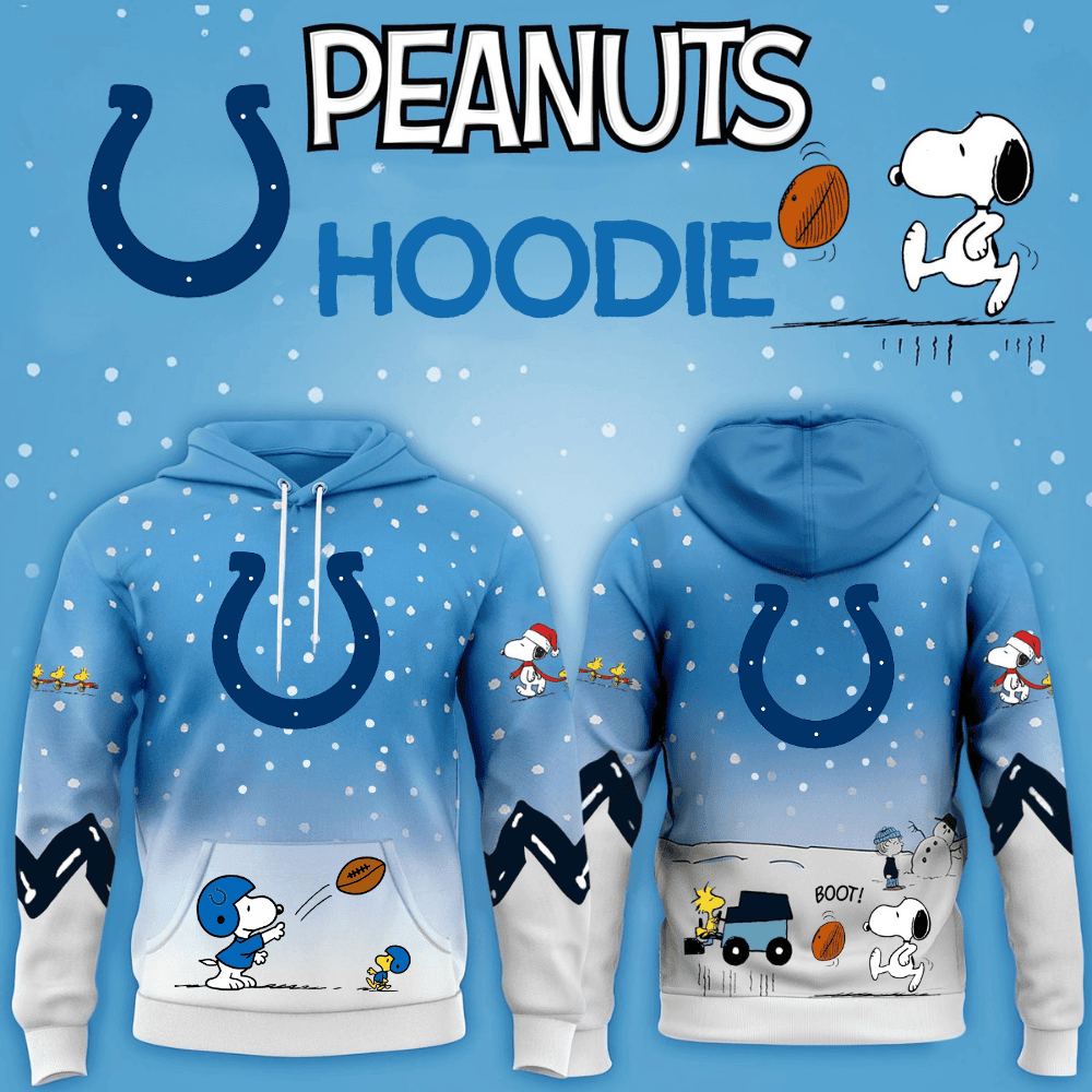 Indianapolis Colts Football Peanuts Hoodie 2026
