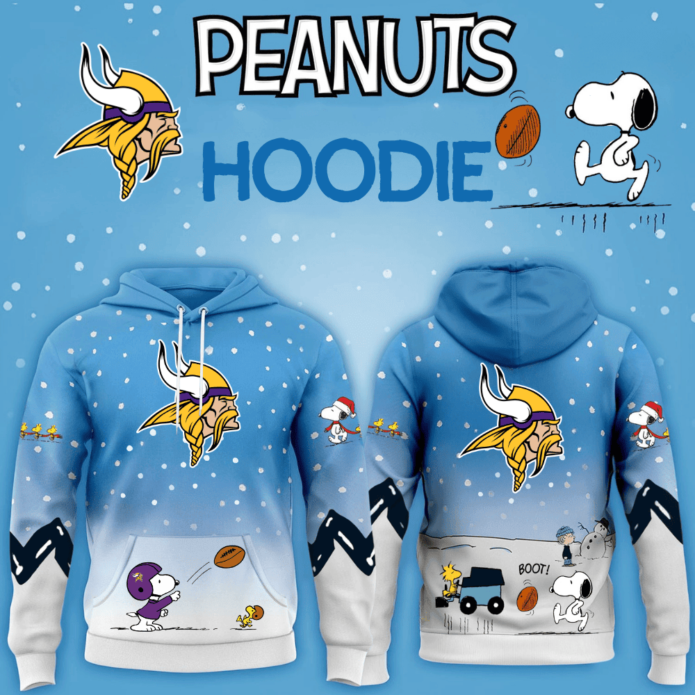 Minnesota Vikings Football Peanuts Hoodie 2026