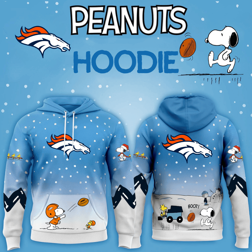 Denver Broncos Football Peanuts Hoodie 2026