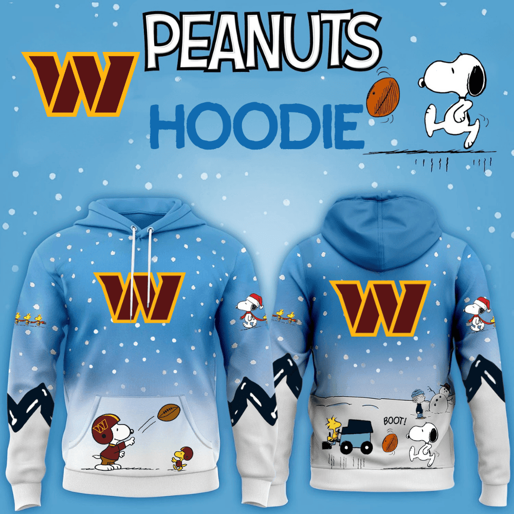 Washington Commanders Football Peanuts Hoodie 2026