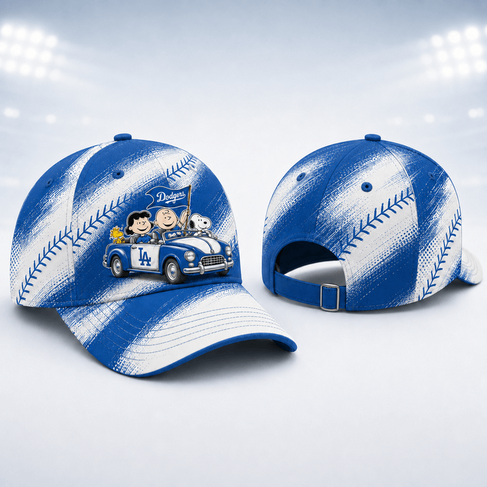 Road to Dodger Stadium – Snoopy and Friends Personalized Edition - 3D Classic Cap