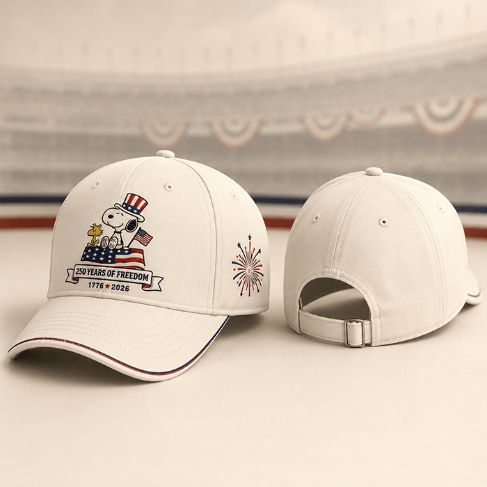 Snoopy x Dodgers – Born Free, Bleed Blue - 3D Classic Cap
