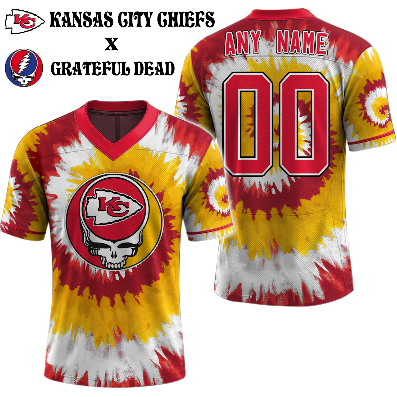 Kansas City Chiefs x Grateful Dead Limited Edition