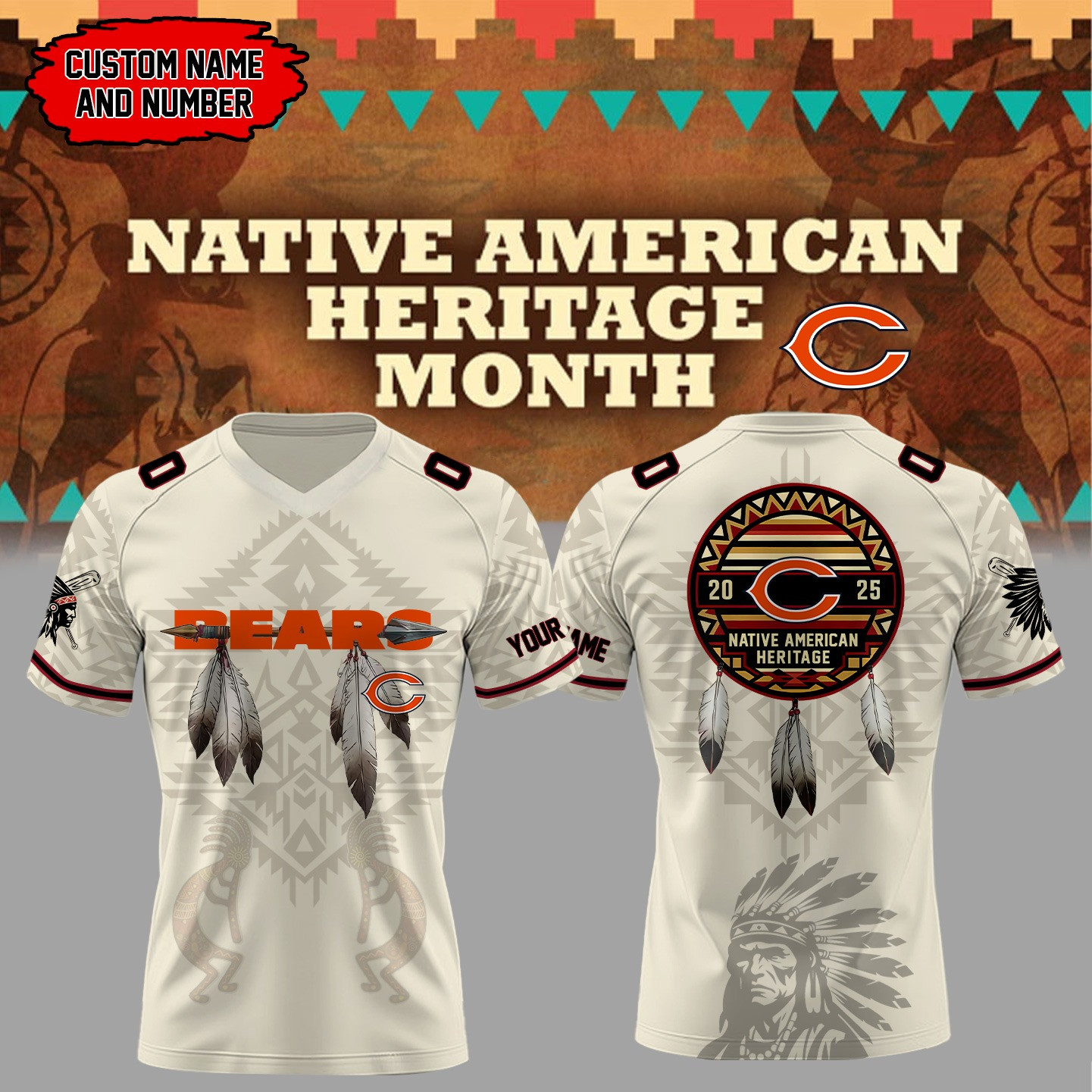 Chicago Bears Native American Heritage Month