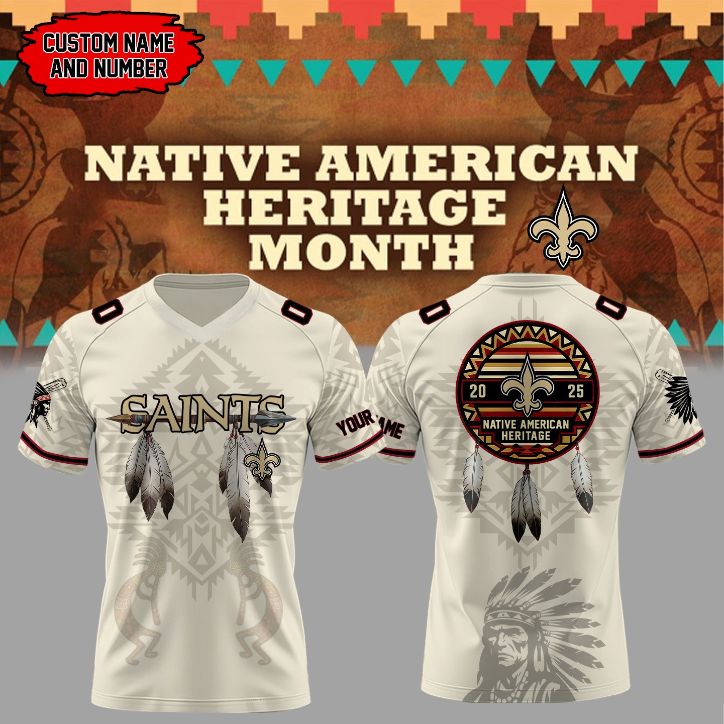 New Orleans Saints Native American Heritage Month