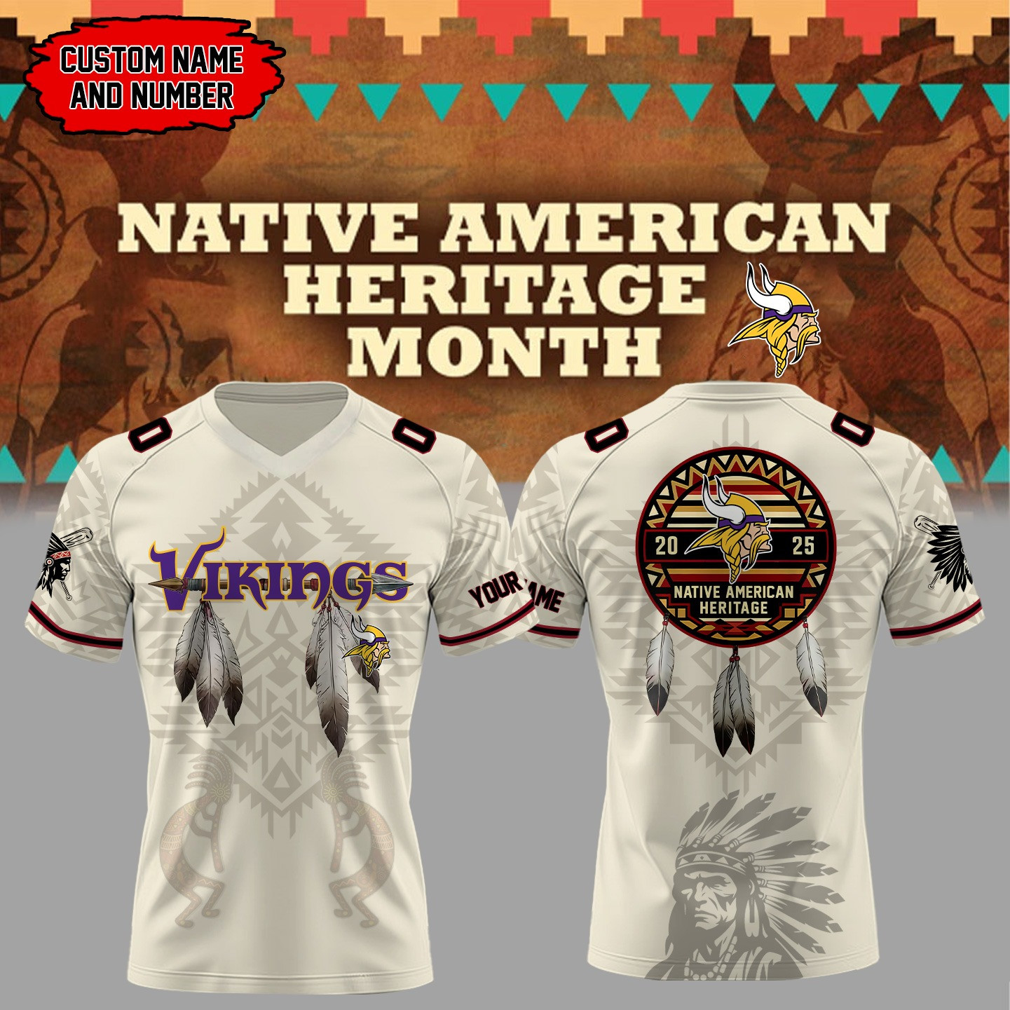 Minnesota Vikings Native American Heritage Month