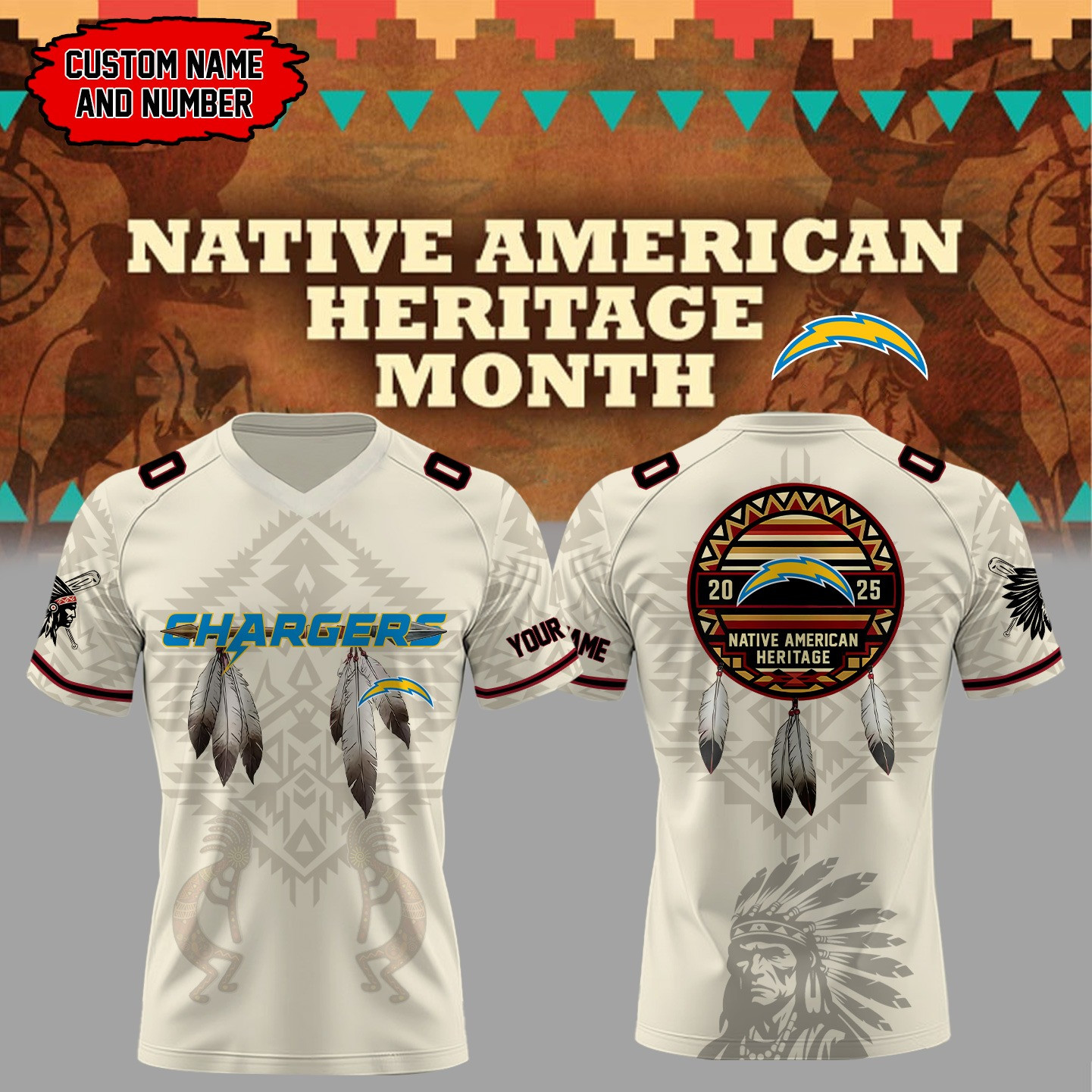 Los Angeles Chargers Native American Heritage Month