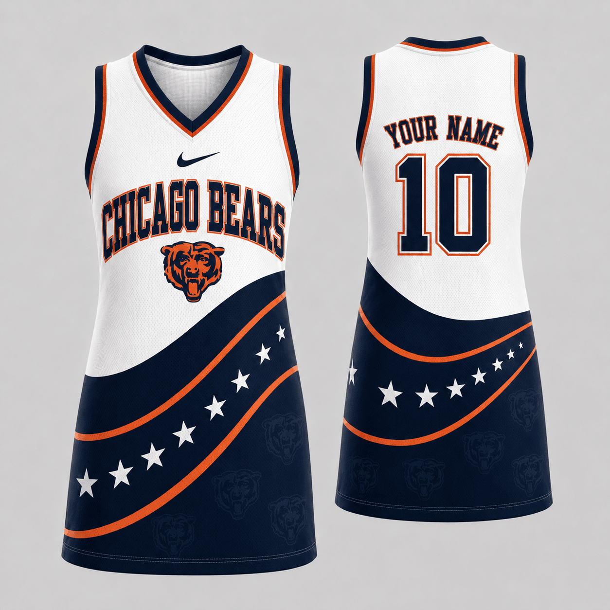 Chicago Bears | Premium NFL Bold Team Pride Women Jersey Dress TD
