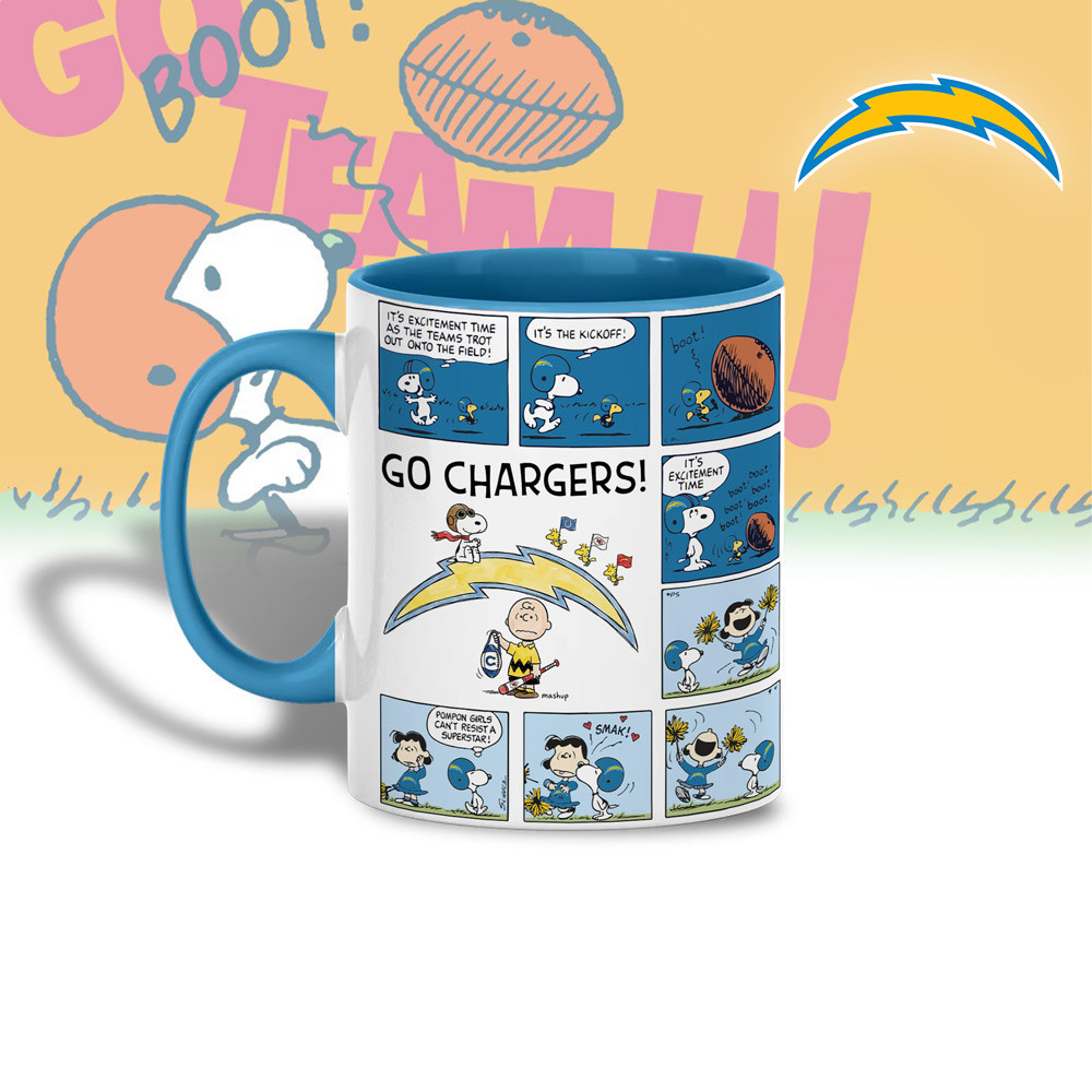 Los Angeles Chargers | Premium NFL Peanuts Comic Mug HY