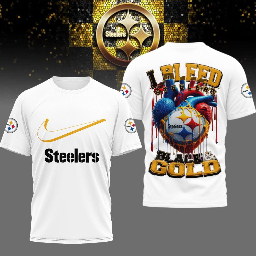 Pittsburgh Steelers | Premium NFL I Bleed 3D Shirt HI