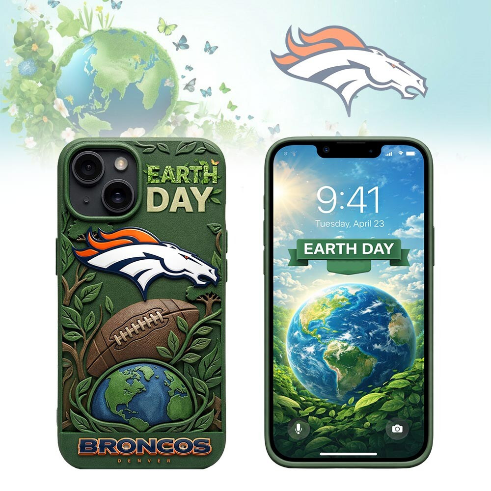 Denver Broncos | Premium NFL Earth Day Phonecase HY