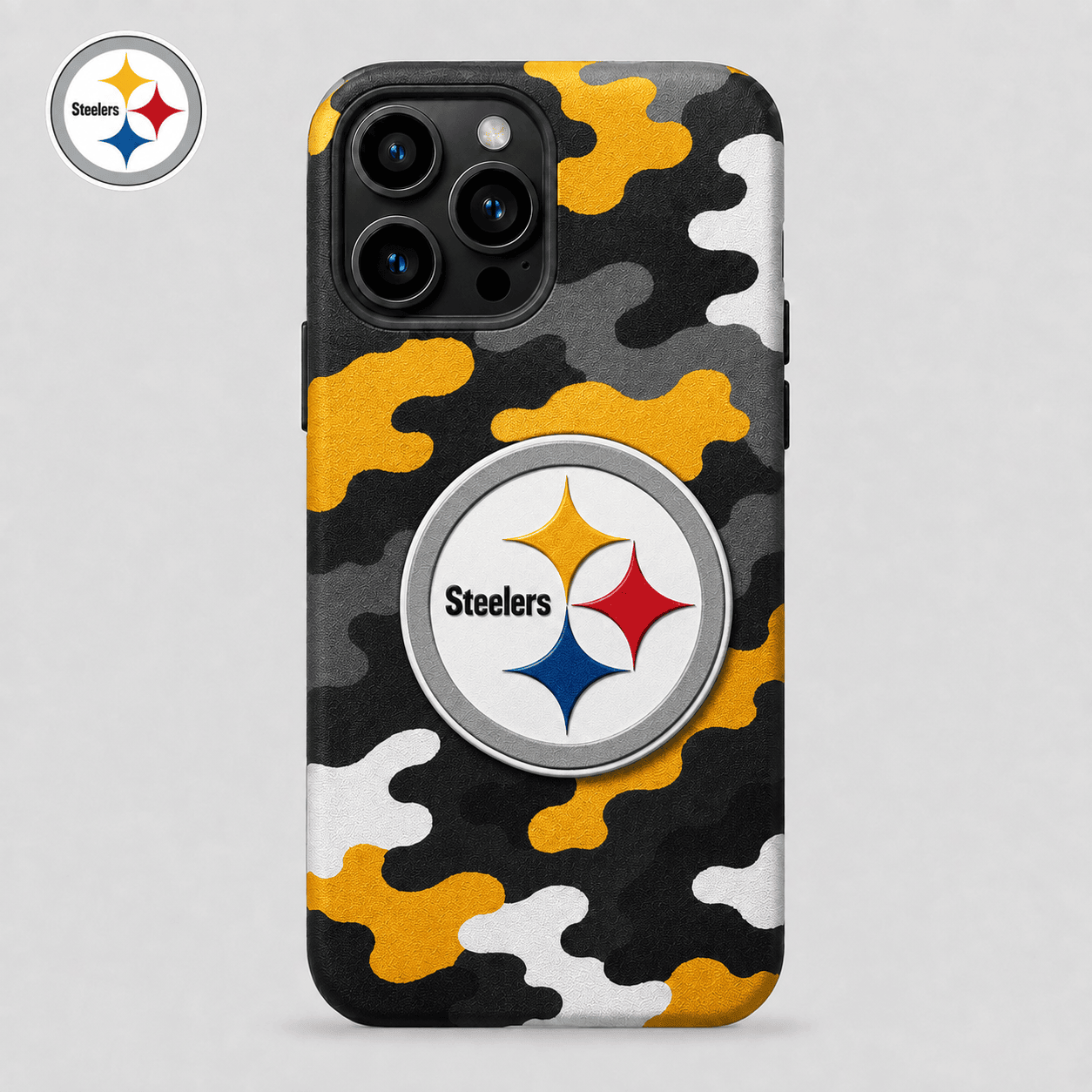 Pittsburgh Steelers| Premium NFL Camo Game Day Phone Case NY