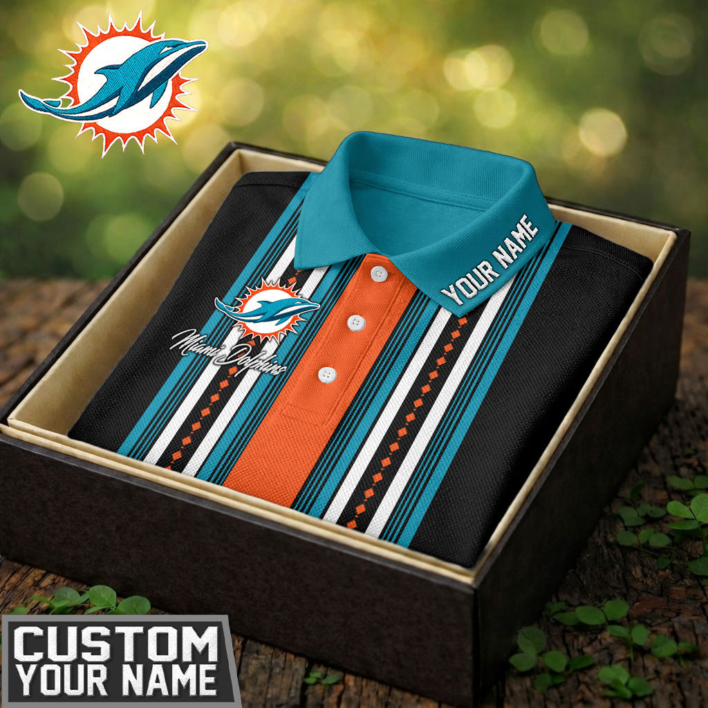 Miami Dolphins | Premium NFL Legacy Sport Custom Polo TD