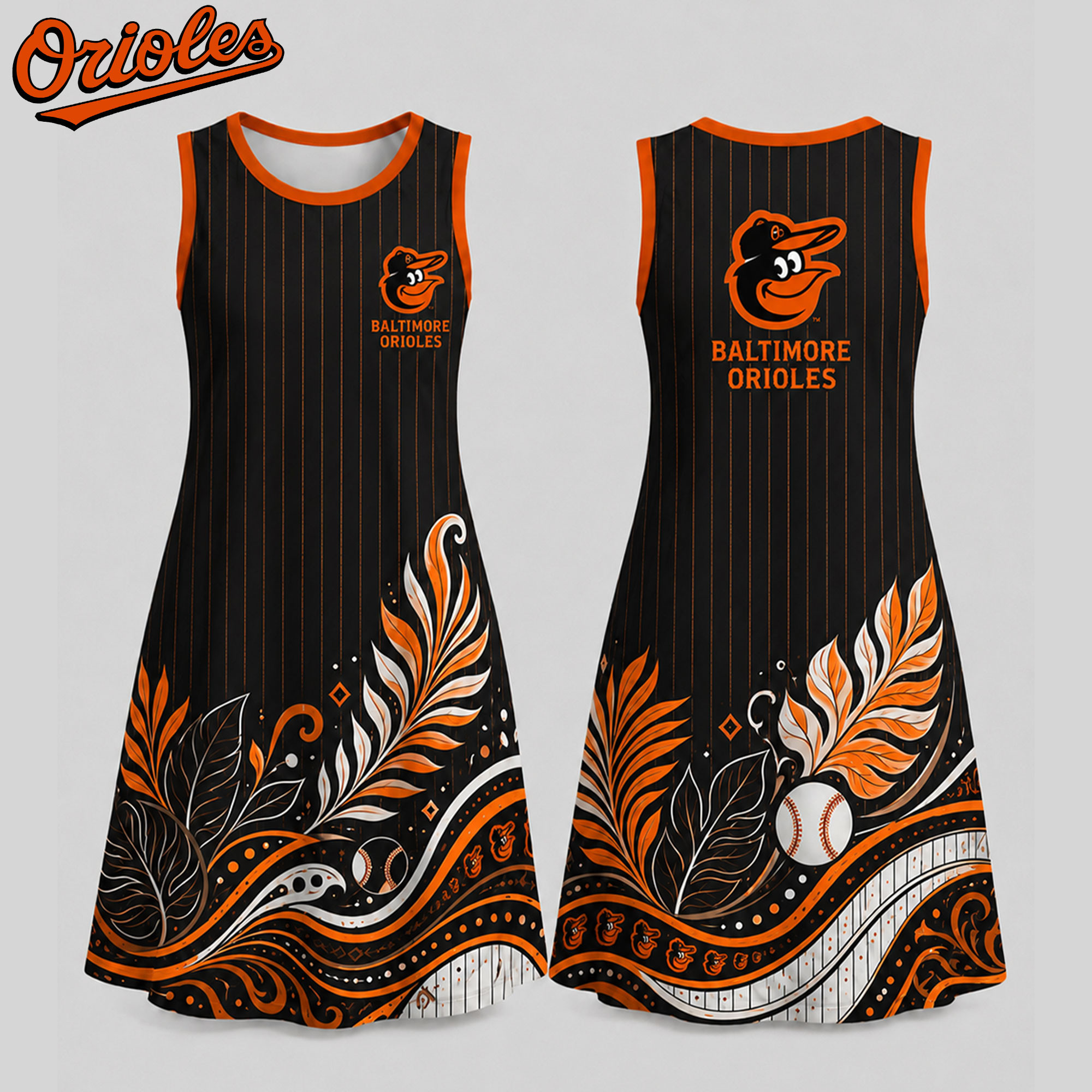 Baltimore Orioles | Premium MLB Floral Dress TD