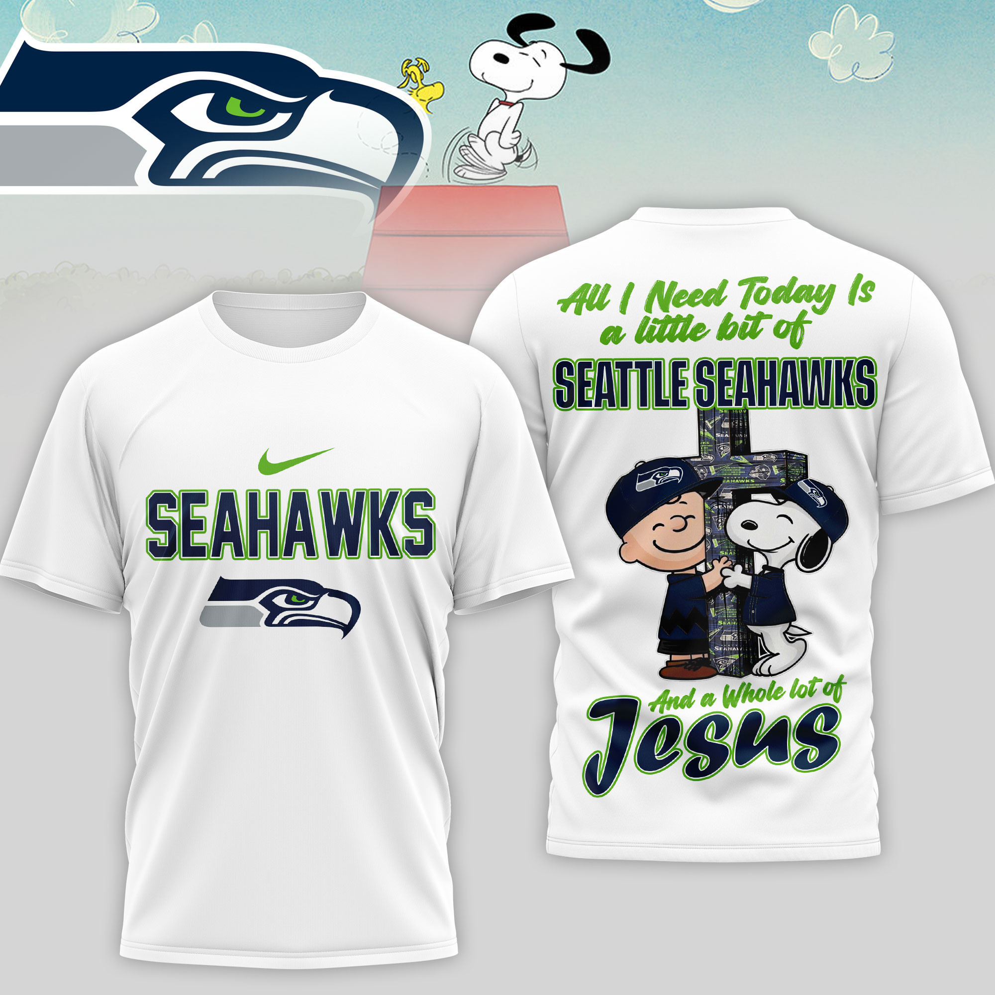 Seattle Seahawks | Premium NFL League Blessing 3D Shirt NTH1