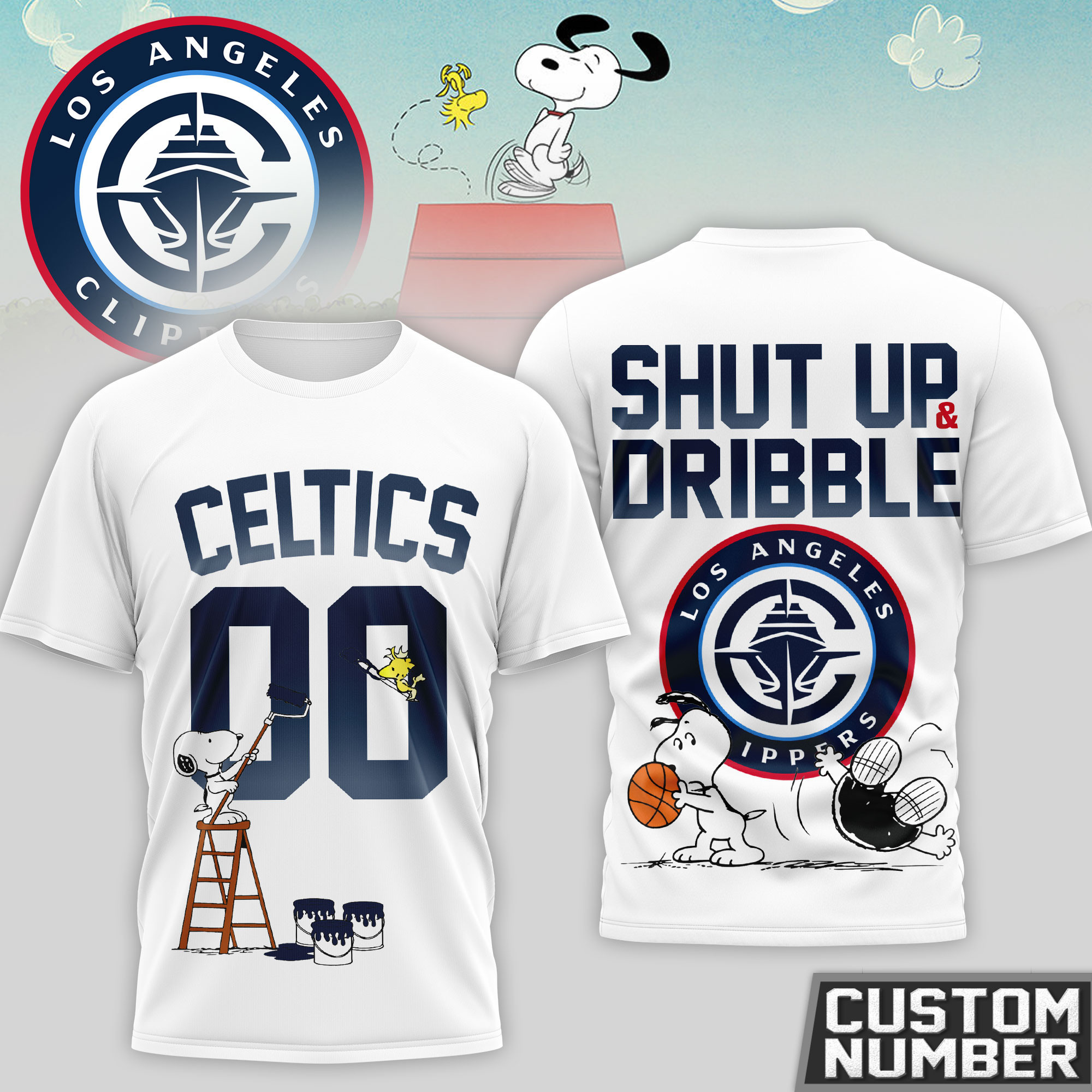 LA Clippers | Premium NBA Snoopy 3D Shirt HY